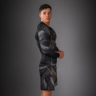 Рашгард - Venum Matupa Long Sleeve Rashguard - Black/Grey/Gold​